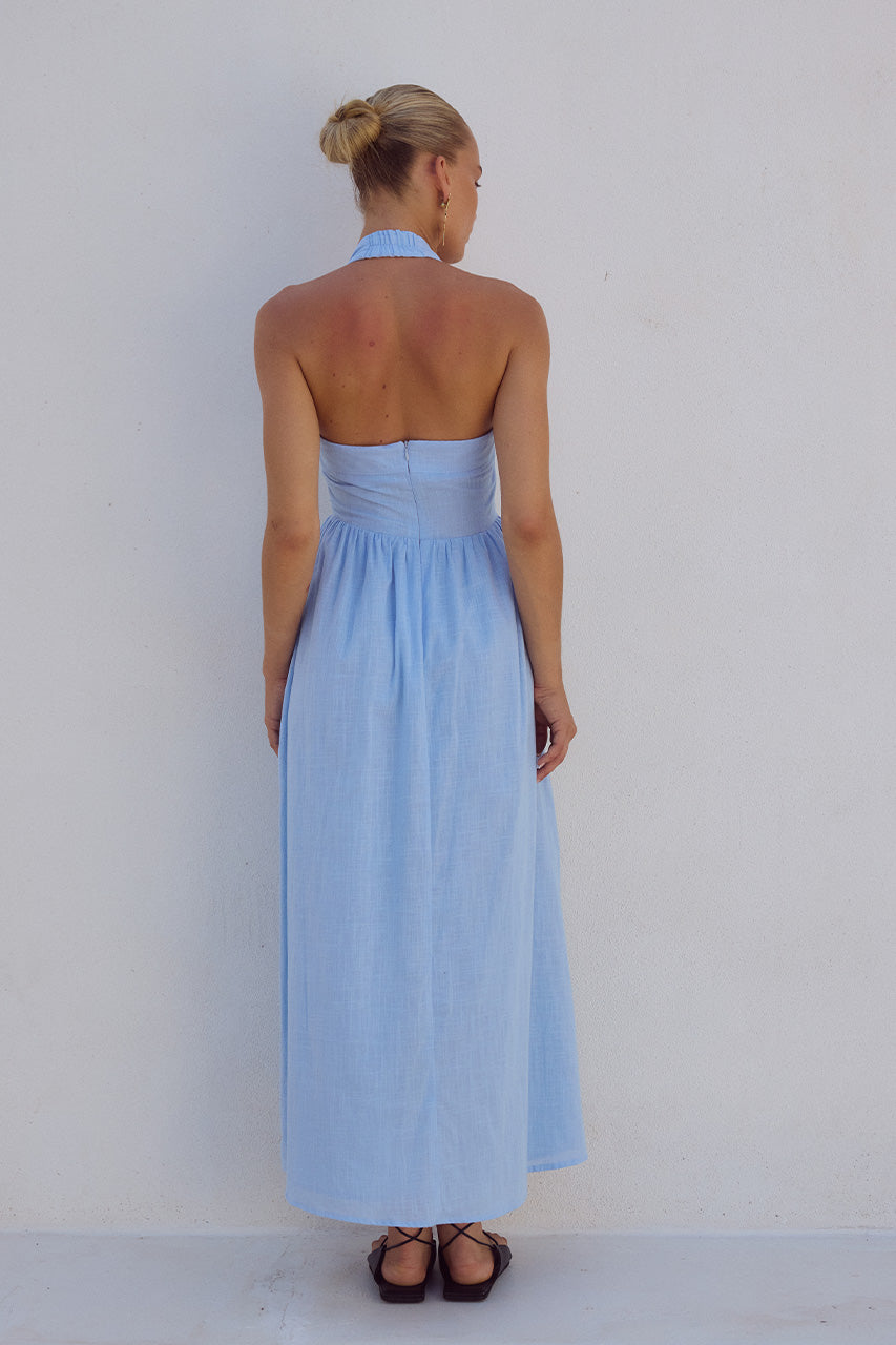 Locklea Midi Dress - Ice blue