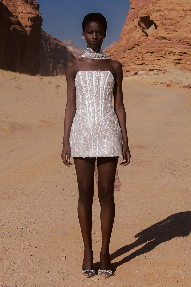 Leora Dress - White