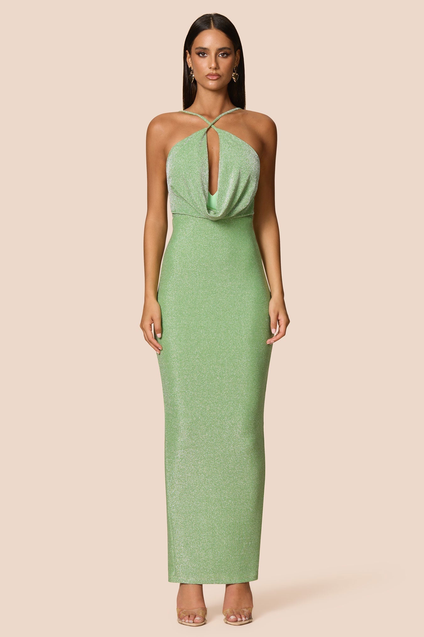 Nookie Bianca 2-Way Halter Gown - Lily